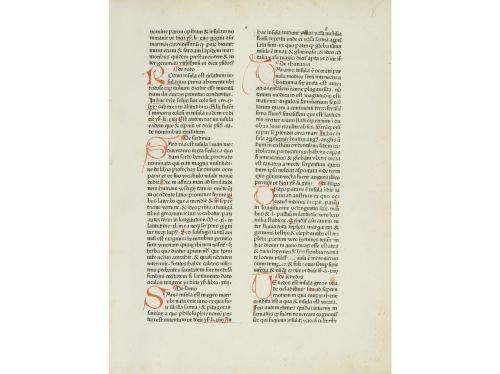 1475. LIBRO. (INCUNABLE-FRAGMENTO). [RUDIMENTUM NOVITIORUM, 