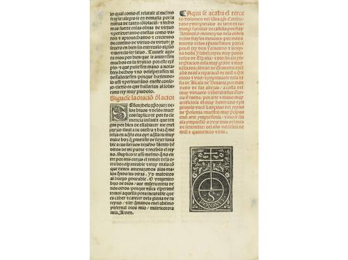 1503. LIBRO. (GÓTICO-POSTINCUNABLE). TERCERO VOLUMEN DEL VIT