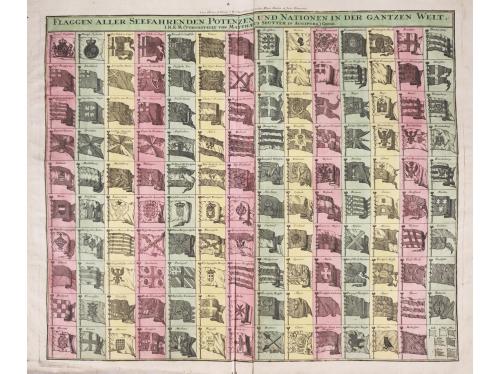 s. XVIII. MAPA. (ATLAS). VARIAS CARTAS GEOGRAPHICAS GENERALS