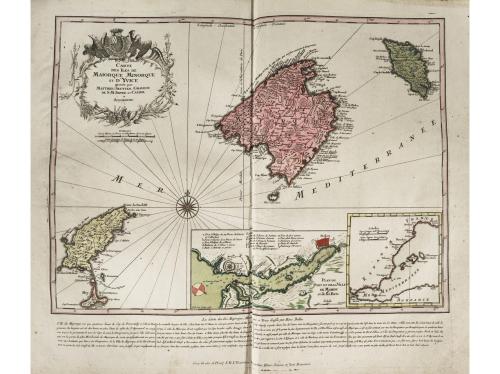 s. XVIII. MAPA. (ATLAS). VARIAS CARTAS GEOGRAPHICAS GENERALS