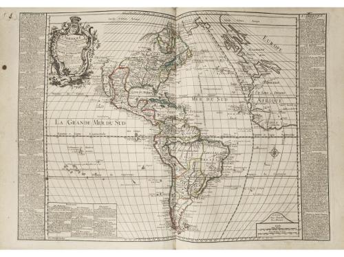 s. XVIII. MAPA. (ATLAS). VARIAS CARTAS GEOGRAPHICAS GENERALS