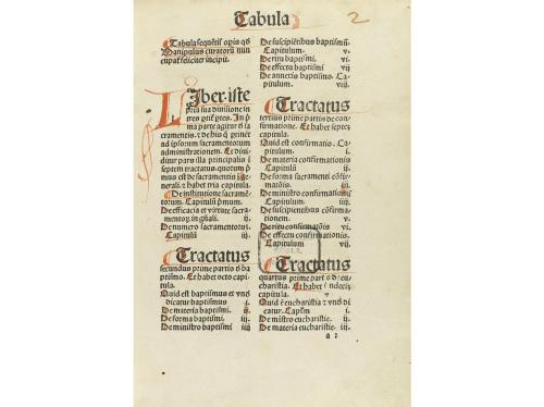 1499. LIBRO. (INCUNABLE). GUIDONIS D[E] MO[N]TE ROCHERII:. M