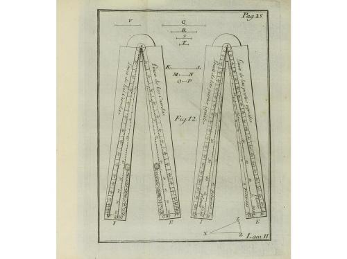 1784. LIBRO. (MILITARIA-MATEMÁTICAS). GIANNINI, PEDRO:. PRÁC