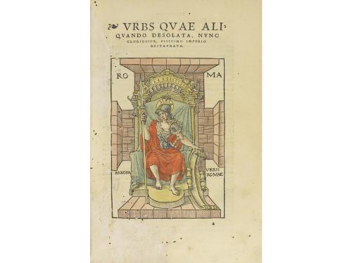 1552. LIBRO. (HISTORIA-ROMA). NOTICIA UTRAQUE CUM ORIENTIS T
