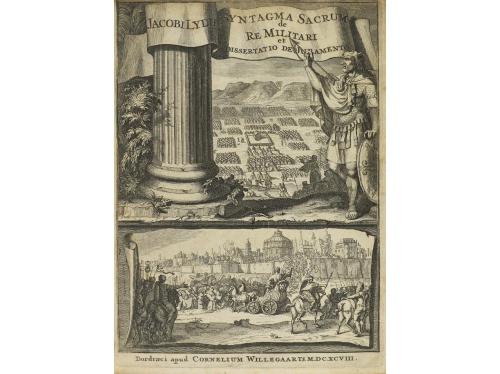 1698. LIBRO. (MILITARIA). LYDII, JACOBI:. SYNTAGMA SACRUM DE
