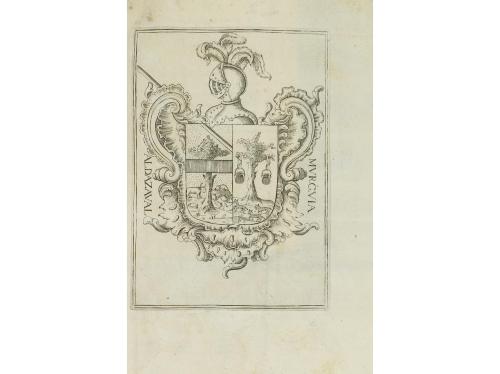 1775. LIBRO. (HERÁLDICA-BLASONES). ALDAZAVAL Y MURGUIA, PEDR