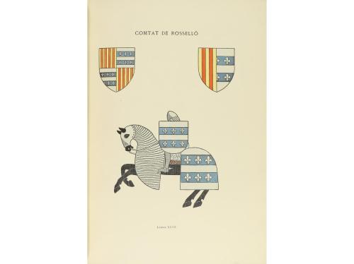 1924-1938. LIBRO. (HERÁLDICA-BIBLIOFILIA). DOMENECH Y ROURA,