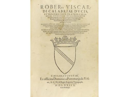 1578. LIBRO. (HISTORIA). SURITA, HIERONIMO:. INDICES RERUM A