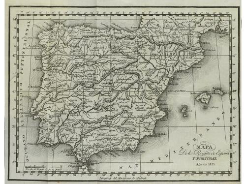 1828. LIBRO. (VIAJES-MADRID). CALENDARIO MANUAL Y GUIA DE FO