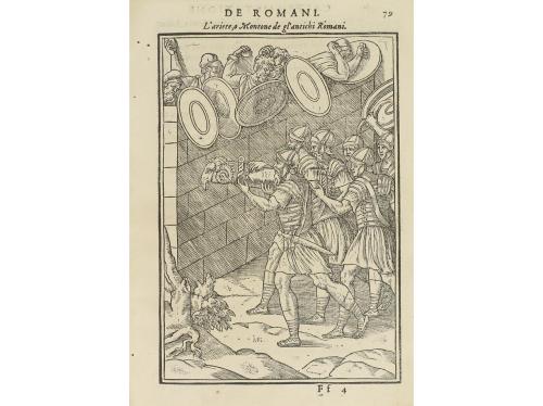 1571. LIBRO. (MILITARIA). CHOUL, GUGLIELMO:. DISCORSO SOPRA 