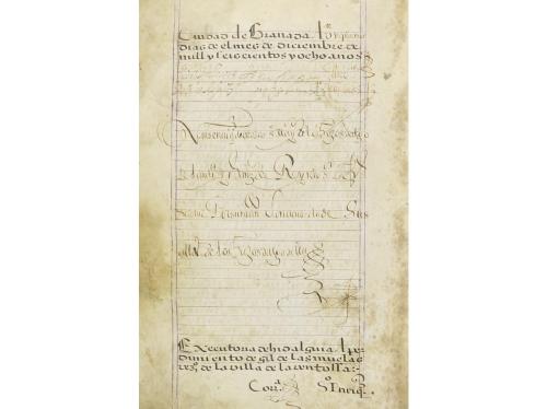 1584-1608. MANUSCRITO. (EJECUTORIA-FELIPE III). CARTA EJECUT