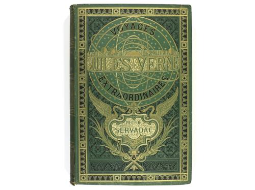 s.XIX. LIBRO. (LITERATURA). VERNE, JULES:. VOYAGES EXTRAORDI
