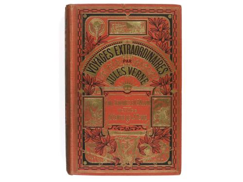 s.XIX. LIBRO. (LITERATURA). VERNE, JULES:. VOYAGES EXTRAORDI