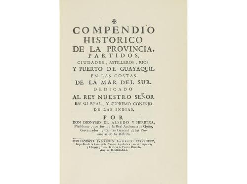 1915. LIBRO. (COLONIAS- LOTE). ALSEDO Y HERRERA, DIONISIO DE