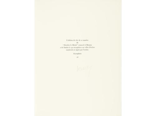 1976. LIBRO. (ARTE). MONROY:. DERRIER LE MIROIR. OPERA GLACE