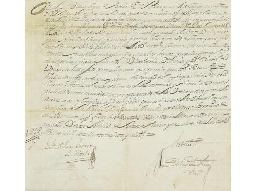 1735. MANUSCRITO. (INDULGENCIA). DILECTO FILIO FRANCISCO EST