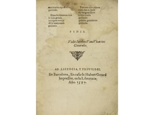 1590. FOLLETOS. (LITERATURA DE CORDEL). EXORTATIO PER AL PEC