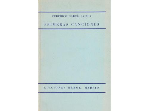 1936. LIBRO. (GENERACIÓN '27). GARCÍA LORCA, FEDERICO:. PRIM