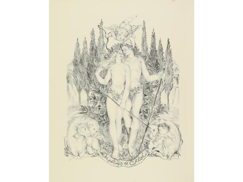 1946. LIBRO. (BIBLIOFILIA). LONGUS:. DAPHNIS ET CHLOÉ. Monte