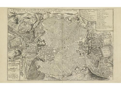 1701. MAPA. (ATLAS-GUERRA SUCESIÓN). FER, N. DE:. CARTES ET 