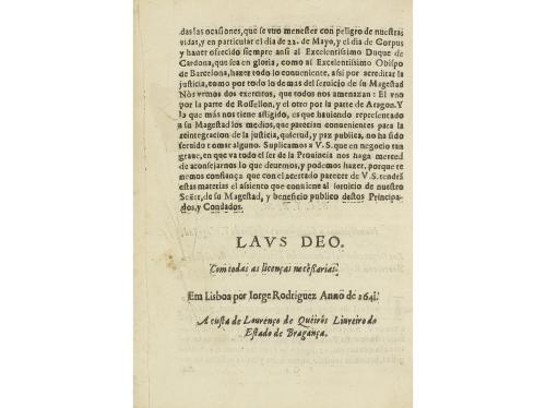 1642. LIBRO. (HISTORIA-GUERRA SEGADORS). APOYOS DE LA VERDAD