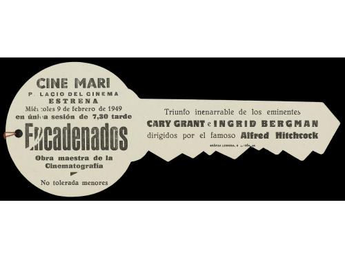 1946. PROGRAMA DE MANO. (CINE). ENCADENADOS. Troquelado RKO 