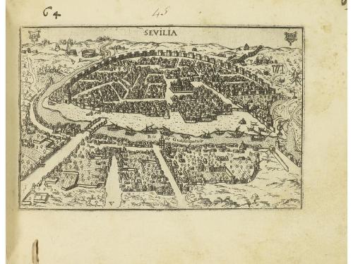 1572-1585 ca. GRABADO. (VISTAS CIUDADES). [VALEGIO, FRANCESC