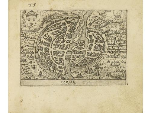 1572-1585 ca. GRABADO. (VISTAS CIUDADES). [VALEGIO, FRANCESC