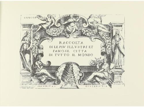 1572-1585 ca. GRABADO. (VISTAS CIUDADES). [VALEGIO, FRANCESC