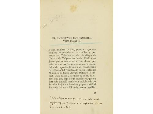 1935. LIBRO. (LITERATURA HISPANOAMERICANA). BORGES, JORGE LU