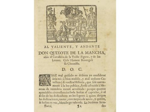 1735. LIBRO. (CERVANTINA). CERVANTES SAAVEDRA, MIGUEL DE:. V