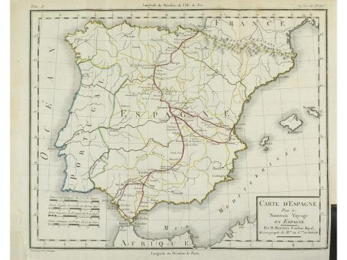 1789. LIBRO. (VIAJES-ESPAÑA). [BOURGOING, JEAN FRANÇOIS]. NO
