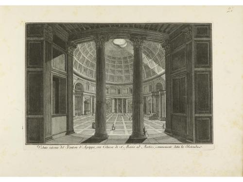 1786. GRABADO. (ARTE). VASI, GIUSEPPE:. RACCOLTA DELLE PIÙ B