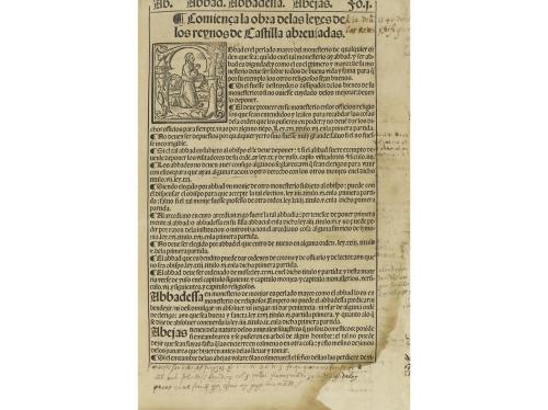 1538. LIBRO. (GÓTICO-DERECHO). CELSO, HUDO DE:. LAS LEYES DE