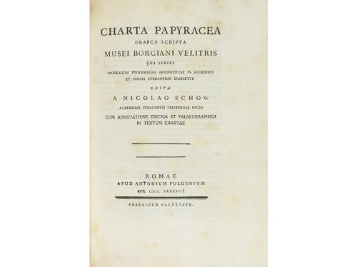 1782. LIBRO. (PALEOGRAFÍA-SIGILOGRAFÍA). ADLER, IACOBUS GEOR