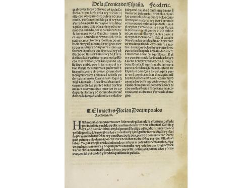 [1541]. LIBRO. (GÓTICO-CRÓNICA). OCAMPO, FLORIAN:. [LAS QUAT