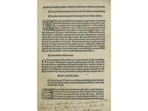 1503. LIBRO. (GÓTICO-POST INCUNABLE). RODERICO DE SANCTA ELL