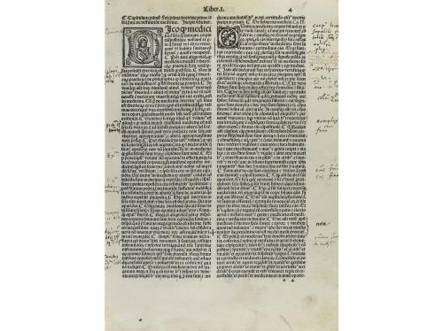 1505. LIBRO. (MEDICINA). LIBER CANONICIS AVICENNE REVISUS ET