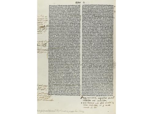 1505. LIBRO. (MEDICINA). LIBER CANONICIS AVICENNE REVISUS ET