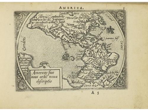 1590. LIBRO. (ATLAS). ORTELIUS, ABRAHAM:. EPITOME DU THEATRE