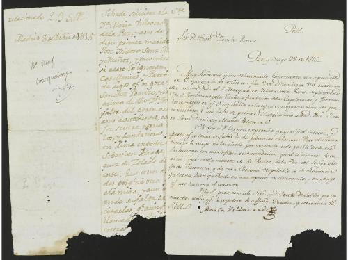1795-1816. MANUSCRITO. (BOLIVIA). CONJUNTO DE MANUSCRITOS DE