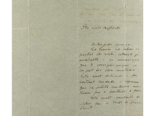 1915-1973 ca. MANUSCRITO. (LOLA ANGLADA). CONJUNTO DE 20 CAR