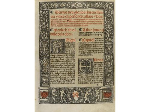 1521. LIBRO. (GÓTICO). LLULL, RAMON:. BLANQUERNA QUI TRACTA 