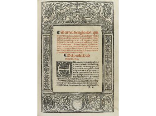 1521. LIBRO. (GÓTICO). LLULL, RAMON:. BLANQUERNA QUI TRACTA 