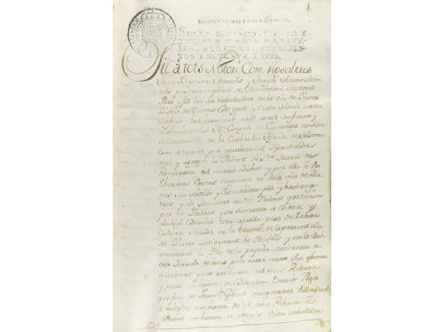 1772. MANUSCRITO. (SANTA MARIA DE ROCA ROSSA). CABREU DE LAS