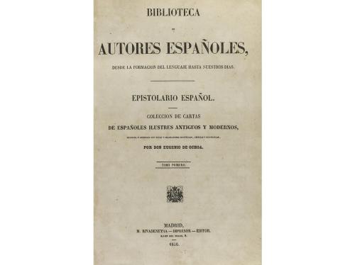 s. XIX. LIBRO. (LITERATURA ESPAÑOLA). 6 VOLÚMENES DE LA BIBL