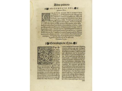 1552. LIBRO. (GÓTICO-MILITARIA). XENOPHON:. LAS OBRAS DE ...