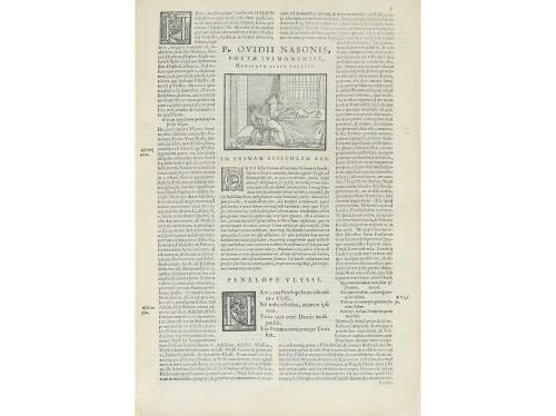 1558. LIBRO. (LITERATURA CLÁSICA). OVIDII NASONIS, P.:. HERO