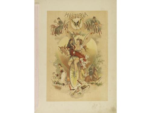 1880. LIBRO. (GRABADOS). PLANAS, EUSEBIO:. HISTORIA DE UNA M
