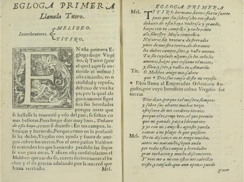 1574. LIBRO. (LITERATURA CLÁSICA). VIRGILIO:. EGLOGAS. Tradu